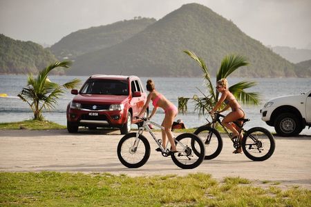 St Lucia Coastal Bike Tour to Pigeon Island
