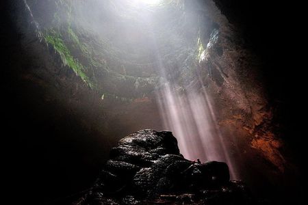 Private Full Day Jomblang and Pindul Caves Oyyo River Tubing Tour