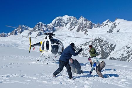 Twin Glacier Franz and Fox, snow landing (allow 30 mins - departing Franz Josef)