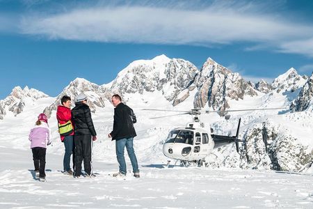 Mt Cook and Fox Glacier with snow landing (allow 30 mins - departs Fox Glacier)