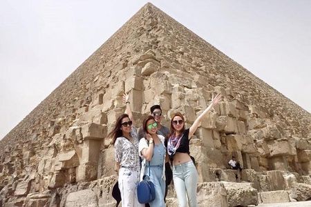 Giza Pyramids Day Trip include enter inside the Great Pyramid & the Sphinx