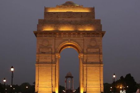 The Change of Guard Ceremony at the Presidential Palace in New Delhi