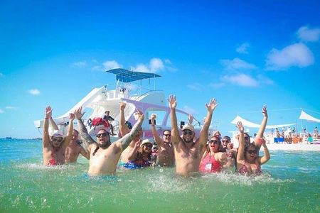 Punta Cana Private Party Boat with Water Slide (10+ People) 