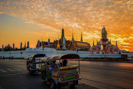 Private Bangkok Tuk Tuk Sunset Long-tail Night Lights