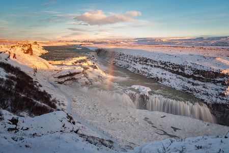 From Reykjavík: Golden Circle and Northern Lights Combo Tour