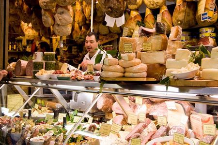 Florence: San Lorenzo Market Food and Wine Tour with Local Expert