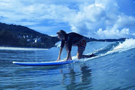 Private Surf Lesson: 1-Hour Wave-Riding on Kata Beach