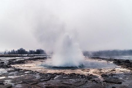 Private Golden circle and glacier super jeep tour from Reykjavik