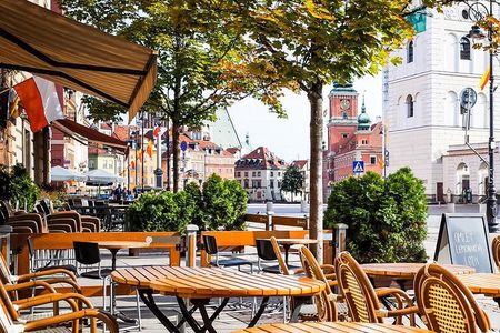 Warsaw Afternoon, panoramic view, guided, public city tour with pick up&drop off