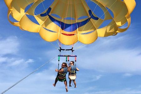 Parasailing Around St. Pete Beach