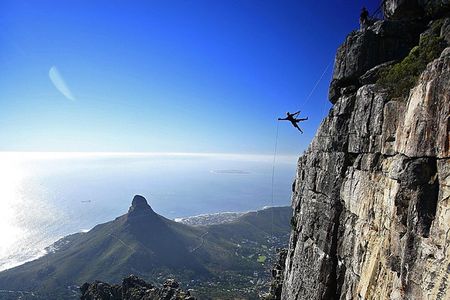 Abseiling Table Mountain