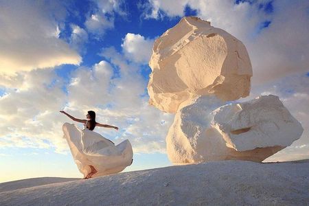 One Night Camping In White & Black Deserts Baharaya Oasis From Cairo