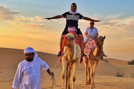 Dubai Camel Caravan with BBQ Dinner Buffet