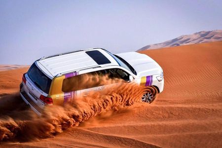 Dubai Desert Safari with BBQ And 4W Land Cruiser Dune Bashing Experience