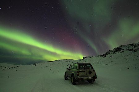 Golden Circle and Northern Lights Superjeep Tour from Reykjavik