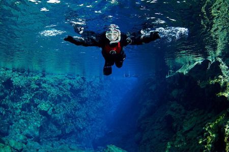 Silfra: Snorkeling Between Tectonic Plates Pick Up from Reykjavik