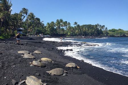 Hawaii Big Island Circle Small Group Tour: Waterfalls - Hilo - Volcano - Black Sand Beach