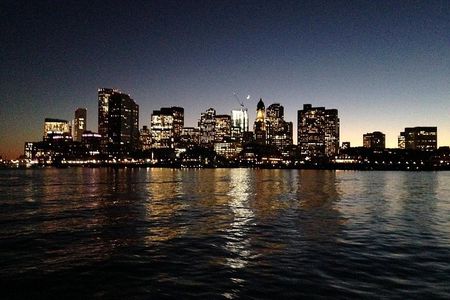 Night Sail in Boston Harbor