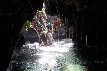 Ubud Hot Springs and Waterfall Private Guided Tour Free WiFi