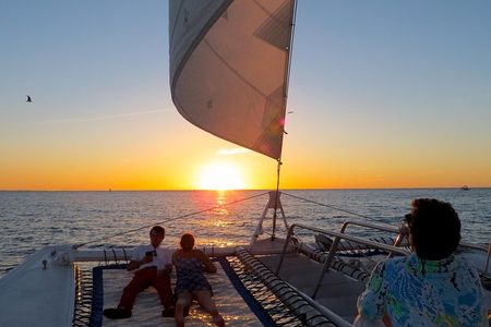 2 Hour Private Sunset Catamaran Sailing Charter from Grace Bay, Providenciales