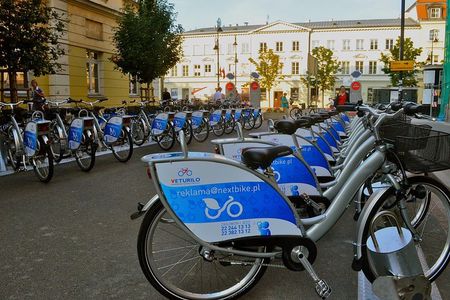 BIKE ADVENTURE : 4-hour sightseeing tour of Warsaw /inc. Pick-up/