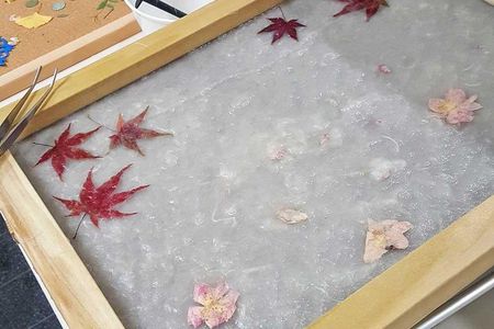 Traditional Japanese Washi Papermaking- Kyoto morning 