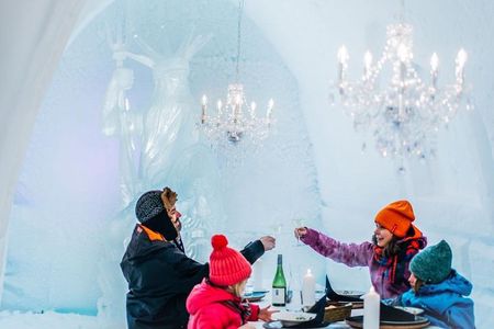 Arctic Snow Castle Visit with Lappish Dinner - Small Group Tour