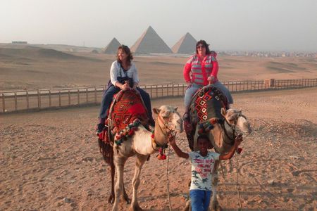 Sunset Camel Ride around the Giza Pyramids Desert