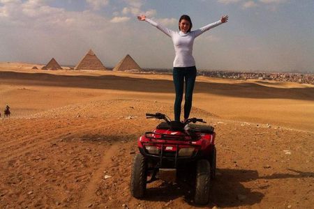 Desert Safari by Quad Bike Around Pyramids