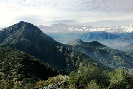 Half Day private Hike to Manquehue Hill, Incredible view of the Andes 