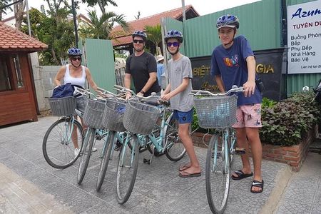 VISIT THANH HA POTTERY Village & CAM KIM ISLAND with BICYCLE PRIVATE TOUR