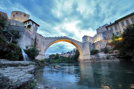 Group Full Day Tour Mostar & Kravica waterfalls from Dubrovnik 