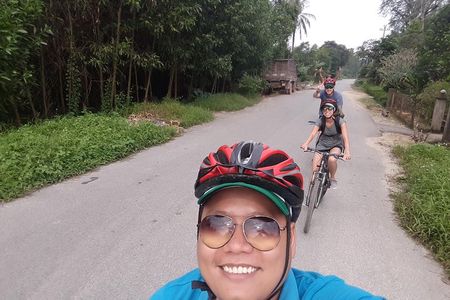 Hue Tombs Tour by Bike & Dragon Boat Cruise on Perfume River