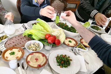 Authentic Lebanese Meal in Beirut in Tania's Family Home