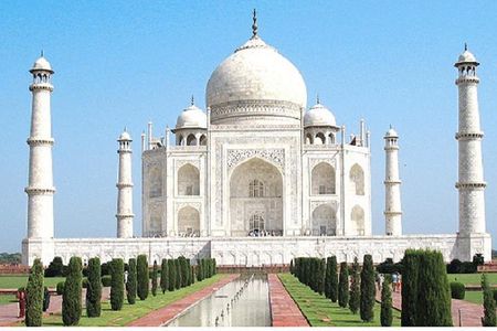 Day trip to Taj Mahal, Agra by a private car with driver