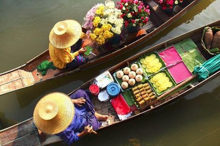 Floating Market - Train Market - Flower Market and China Town