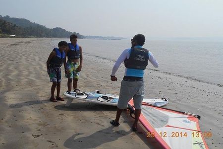 Learn Windsurfing at Bambolim Goa