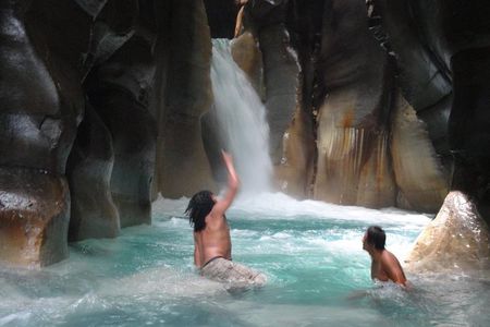 Cathedral Waterfall Hot Springs Adventure Rincon de la Vieja from from Liberia