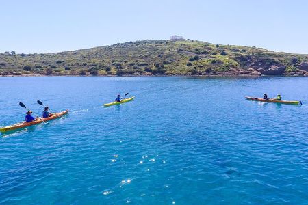 Athens Sea Kayak Tour to the Temple of Poseidon with entrance fee and lunch