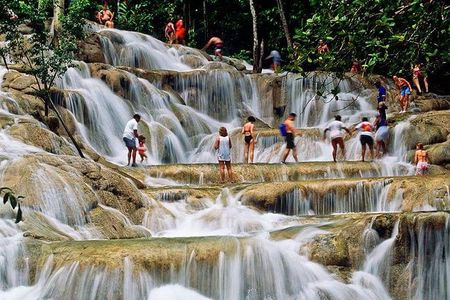 Dunns River Falls and River Rapids Jamaica with Lunch