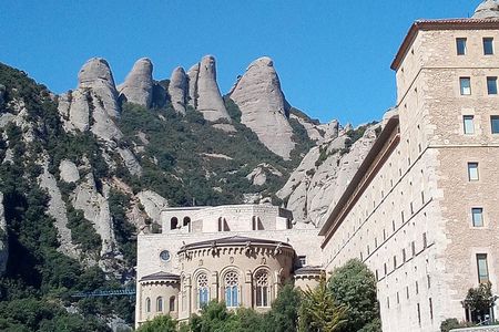 Hiking In Montserrat,near Barcelona