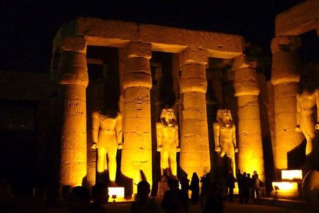 Sunset Felucca Ride, Sound & Light Show at Karnak Temple