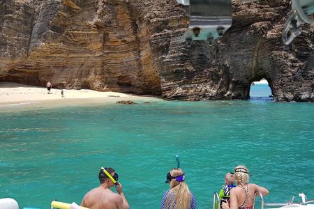 Tropical Catamaran Snorkeling, Sailing And Beach Experience