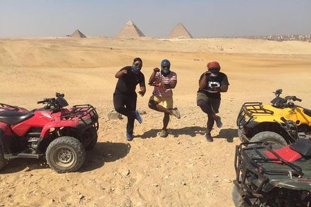 Sightseeing Private Tour to Giza Pyramids Sphinx & 1 Hour ATV Quad Bike Ride