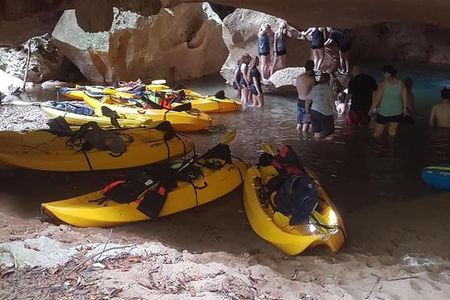 Cave Kayak tour for Belize Car Rental 