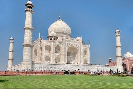 Taj Mahal and Agra Fort from Delhi