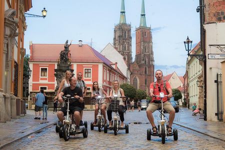 The Grand E-Scooter (3 wheeler) Tour of Wroclaw - everyday tour at 9:30 am