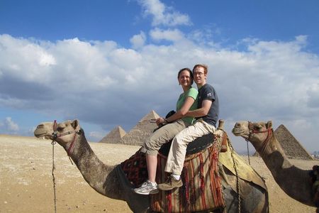 2-hour private Camel /Horse ride around Giza pyramids 