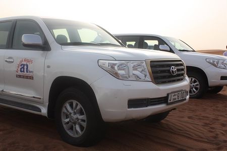 Morning Desert Safari: Dune Bashing, Sand boarding & Camel Ride