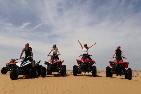 Dubai Morning Desert Safari with Quad Bike and Camel Ride